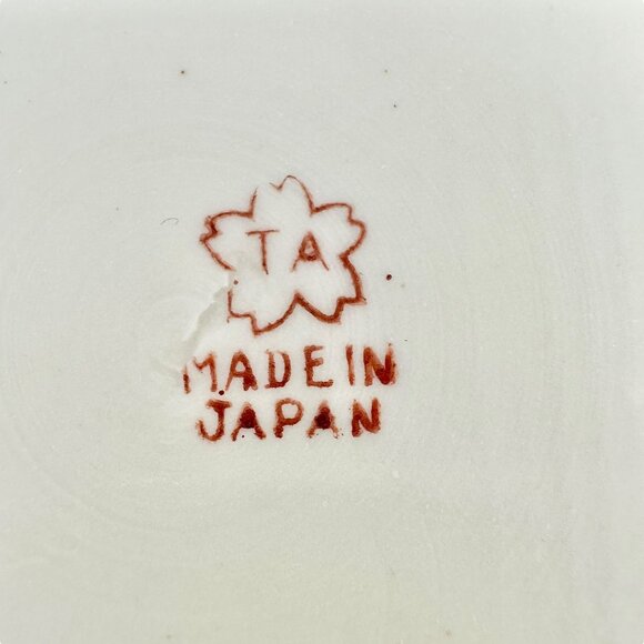 Japanese Condiment 6 pc Set Hand-Painted Tray Jar Spoon Salt Pepper Shakers - Picture 6 of 16